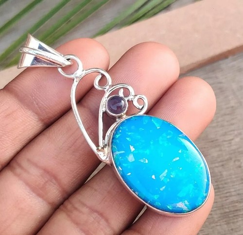 Australian opal pendant 925 - pendant,