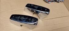 NOS FORD CORTINA MK2 ESTATE GT DELUXE PAIR of REAR CHROME BUMPER OVER-RIDERS