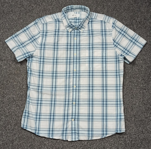 Gap mens shirt - button, blue
