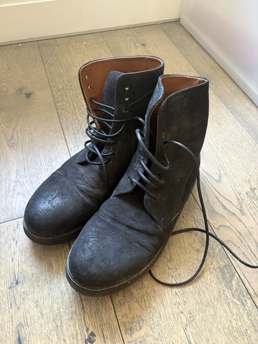 Marsell black suede calf - marsell, boots