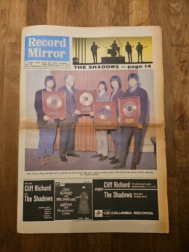 Record mirror newspaper - record,