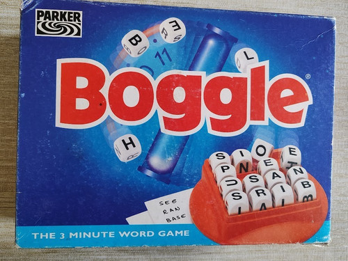 Boggle word game - boggle, complete
