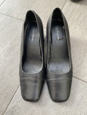 Ladies Black Leather Court