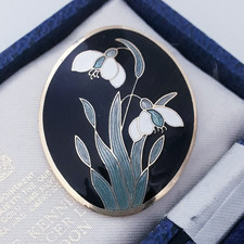 VINTAGE SIGNED SNOWDROP WHITE