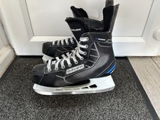 Bauer N5000 Nexus Ice hockey Skates Black Blue Mens 8R Uk 8.5 Eu 43