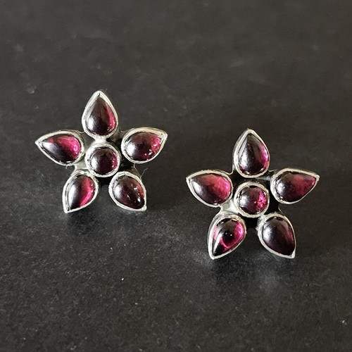 Vintage garnet 925 sterling - vintage,