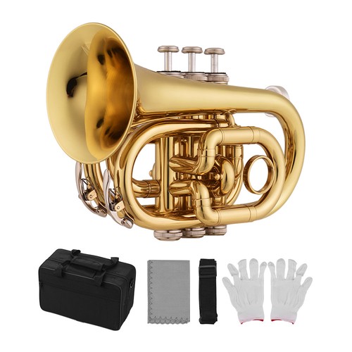 Mini pocket trumpet flat - pocket, bb