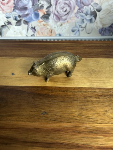 Small vintage brass - pig, or