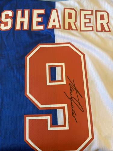 Alan shearer signed blackburn - signed,