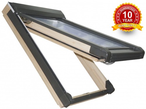 Wooden pine top hung skylight - wooden,