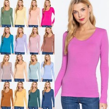 Women's Round Neck Long Sleeve
