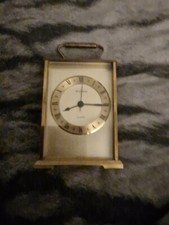  Vintage H Samuel Heavy Brass Carriage Clock 