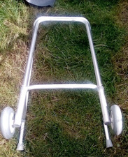 zimmer Walking Frame  2 Wheels - Silver