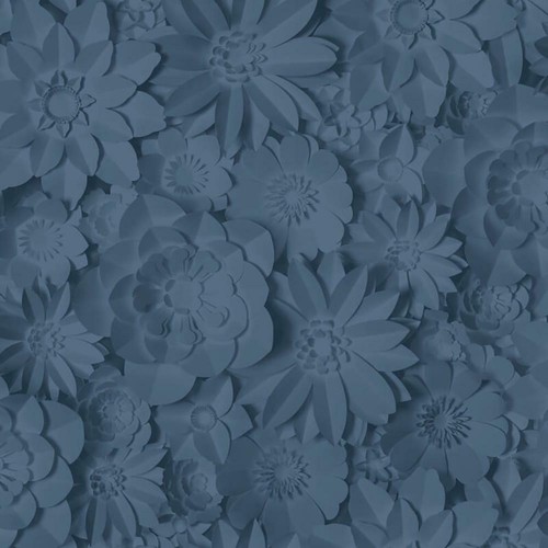 Effect floral wallpaper - 3d,