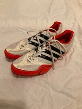Adidas Techstar Mens Track Spikes  UK 9 very good condition used