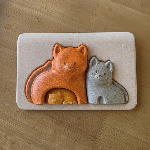 Plan toys cat puzzle - toys,