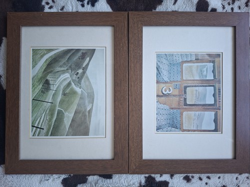 Pair framed landscape - pair,