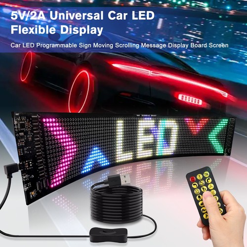 App programmable car led sign - app,