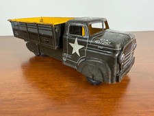 1960s Vintage Marx Tin Litho Army Troop Carrier Truck