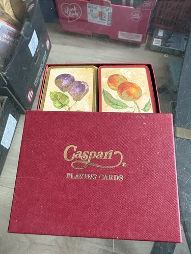 Vintage caspari playing - vintage, cards