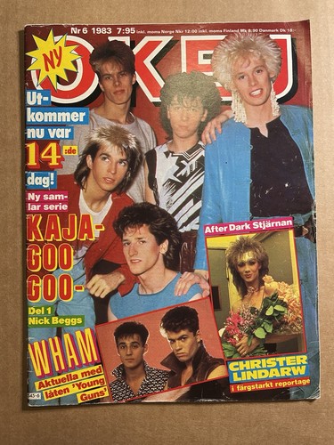 Okej magazine 1983 kiss - nr, 6