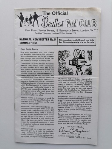 The beatles fan - fan, club