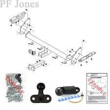 Tow-Trust Towbar for Mitsubishi Shogun SWB SUV 2000-2007 - Flange Tow Bar