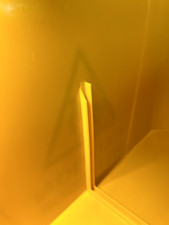 minor defect- Yellow 24L Kentucky Wringer Mop Bucket On Wheels Commercial Clean