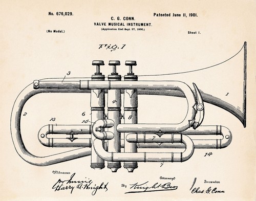 1901 conn cornet - 1901,