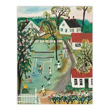 Colourful Tennis Game Houses