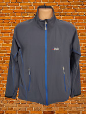 RAB GREY SOFTSHELL COAT MEDIUM MENS ZIP UP LIGHT HECKMONDWIKE SAWTOOTH JACKET