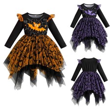 UK Girls Bat Vampire Costume