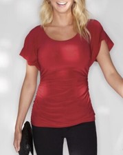 BRAVISSIMO Lily Kimono Top Red