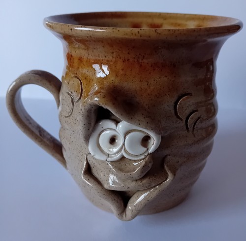 Pretty ugly glazed mug - pretty,