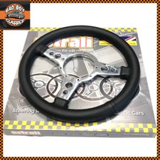 14" Astrali® Classic Car Steering Wheel Fits Moto Lita Boss 100% Genuine Leather