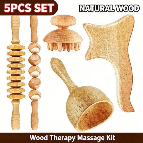 Wood therapy massage tools - therapy,
