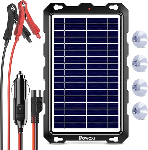 Solar battery charger - 7.5w, 12v