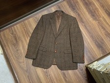 Harris Tweed Wool Check Jacket