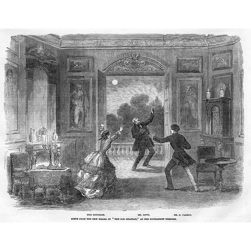 Scene from the old chateau - old, at