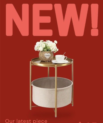 Small side table round - small,