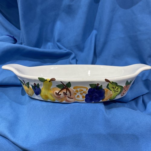 Glazed oval rayware ovenware - ,