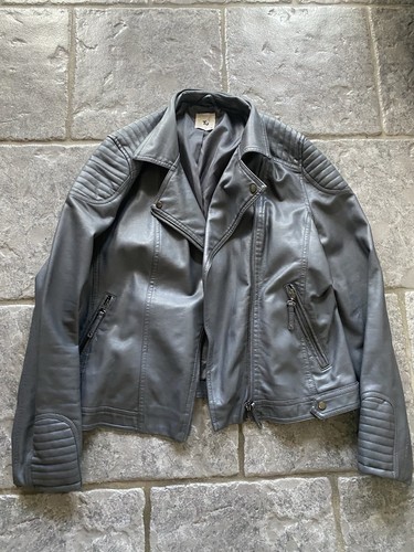 Leather effect jacket size - tu,