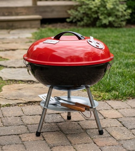 Portable charcoal bbq - 14",