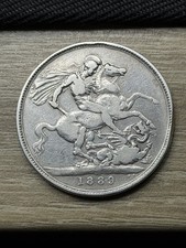 Victoria crown 1889 0 925 - crown,, 1889,