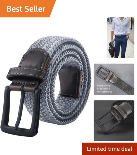 Stylish braided elastic belt - braided,