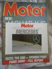 Motor 11 Oct 1986 TVR 350i