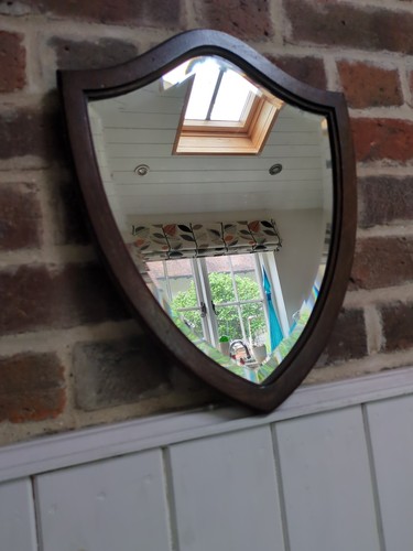 Vintage oak framed bevelled - vintage,