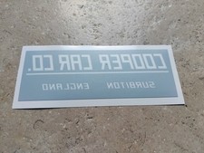 CLASSIC MINI COOPER CAR CO S