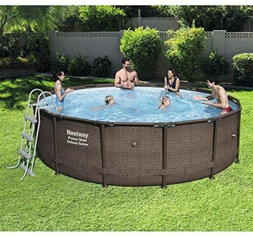 Bestway 14ft rattan swimming - rattan,
