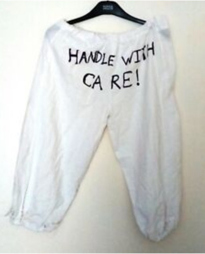 Pair white handle - of,